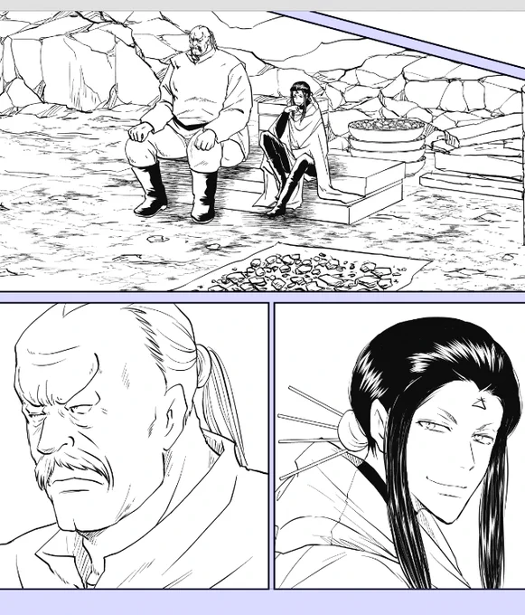 ペン入れ頑張っております
しばらくお待ちを

#GU王の卵
#漫画 