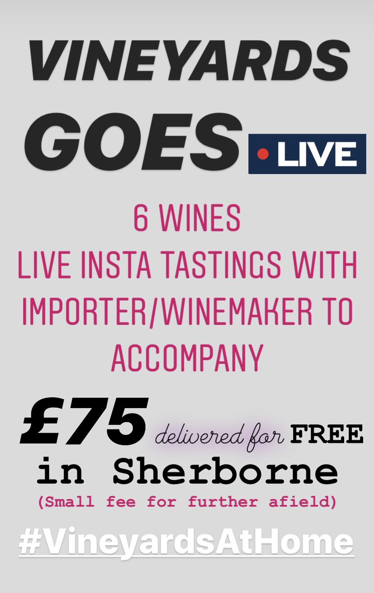 Vineyards goes LIVE info | PLUS we've got NEWS! -mailchi.mp/0854d8387fe9/v… @vinacobos @jean_loron @maisonjaffelin @grootepost @alliancewine @haywardbros @altosderioja #Sherborne #Dorset #Wine #LiveWineTasting #WineTasting #Winemaker #VineyardsAtHome #Indie #Winemerchant #Winelovers