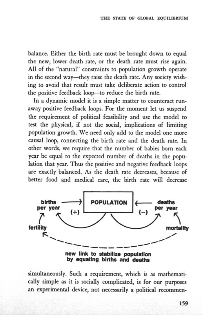 61) The MIT research team made this stunning claim: “The overwhelming growth in world population…is a recent phenomenon…Either the birth rate must be brought down to equal the new, lower death rate, or the death rate must rise again.” http://www.donellameadows.org/wp-content/userfiles/Limits-to-Growth-digital-scan-version.pdf