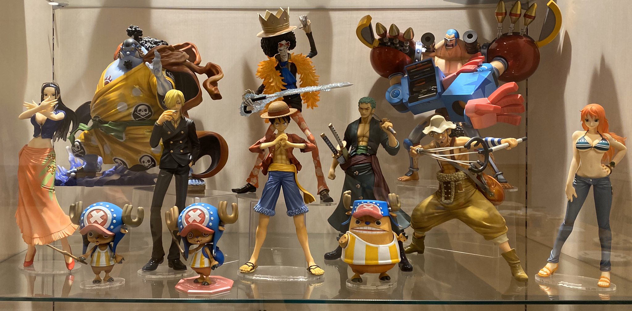 配送日指定可 【美品】ワンピース フィギュアPOP 麦わらの一味セット