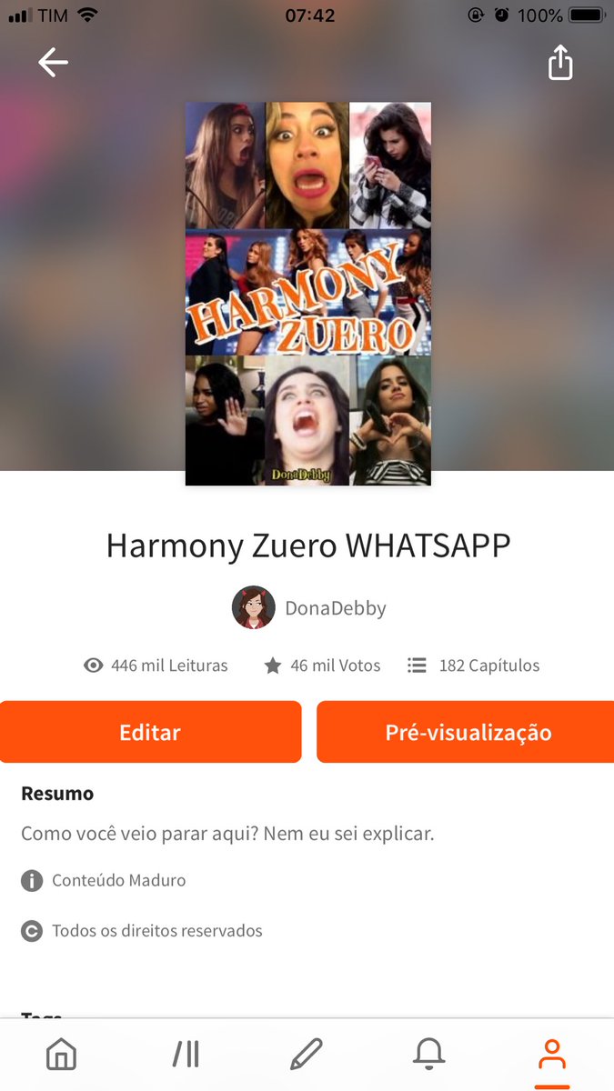 HotCamren_'s tweet photo. Que tal começar o dia dando uns berros e acordando o resto da casa? Conheça o “Harmony Zuero”, a comedia mais louca do Wattpad https://t.co/tj0xDW5w88 https://t.co/T3PvhOVZ9b