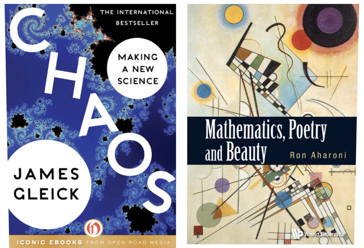 silviacarenzi's tweet image. Thank you @CrisAriza_C for the nomination

Here my #6for6 books I’m reading now or plan to read soon. On my PhD research + ‘chaos theory’ + maths

Next up: @tizianacorda @TamerBadawi1 @Kyruer @OAjjoub @rosaburc @annalisaPe