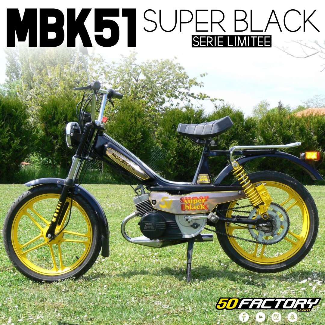 cinquantefacto1's tweet photo. MBK 51 Super Black série limitée 😮✨
Vous connaissez cette édition du Super Black ?
#50Factory #MBK51 https://t.co/XjpcPr1cew