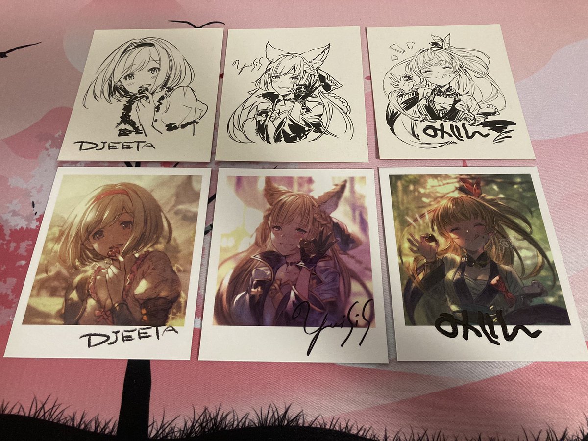 グラブルのバレンタインお返し前回と比較① ジータ、ユイシス、ミリン