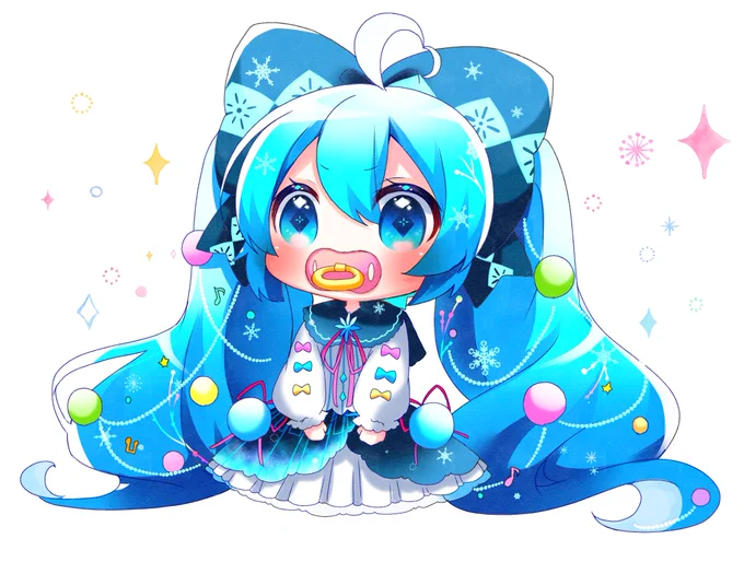 ばぶ #雪ミク2021 