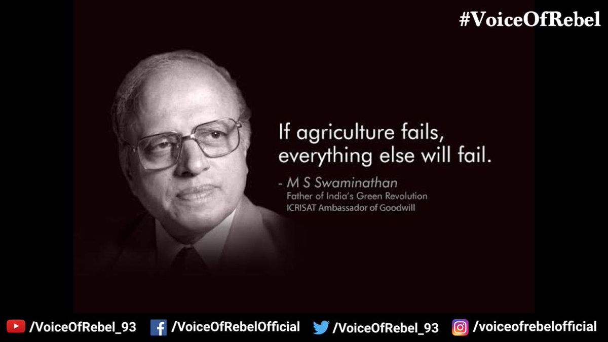 ravinderkajalji's tweet photo. Set up Village Knowledge Centres (VKCs) or Gyan Chaupals in the farmers' distress hotspots. These can provide dynamic and demand driven information on all aspects of agricultural and non-farm livelihoods and also serve as guidance centres.

#ImplementSwaminathanReport https://t.co/Nl2Br8EwhT
