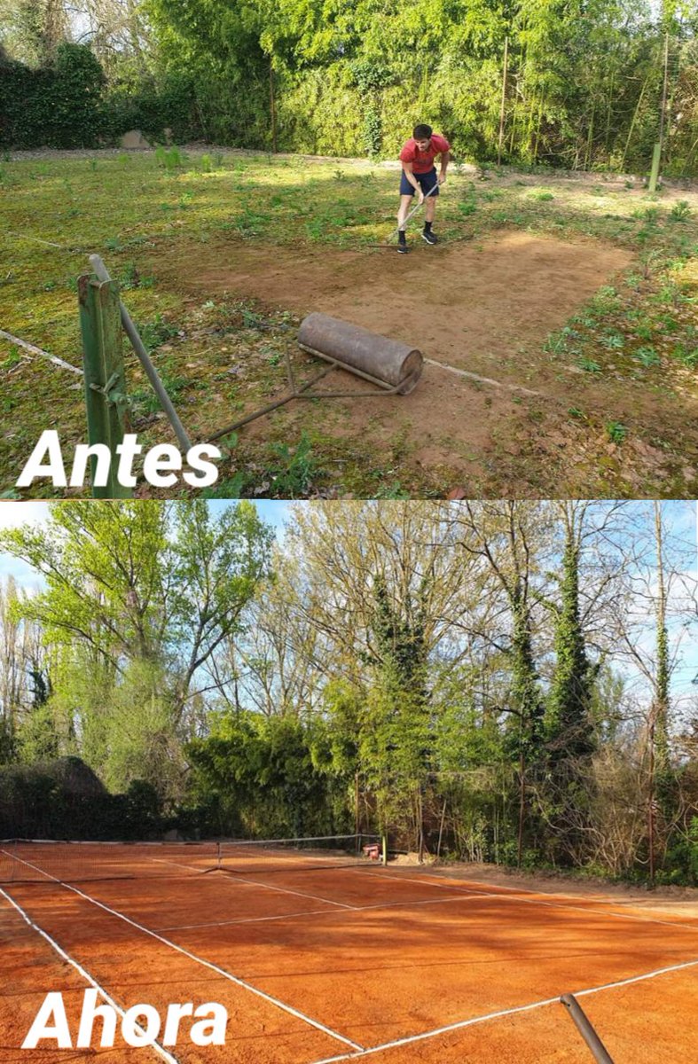 INCREÍBLE: Arthur Reymond (589°ATP) junto a su padre reforman en la cuarentena una pista abandonada para poder entrenar 
#30añosRevistaGrandSlam
revistatenisgrandslam.es/increible-arth…
<a href="/JugarTenis/">QuieroJugarTenis.com 🎾⚡️🌎Play Tennis Anyone? App</a>