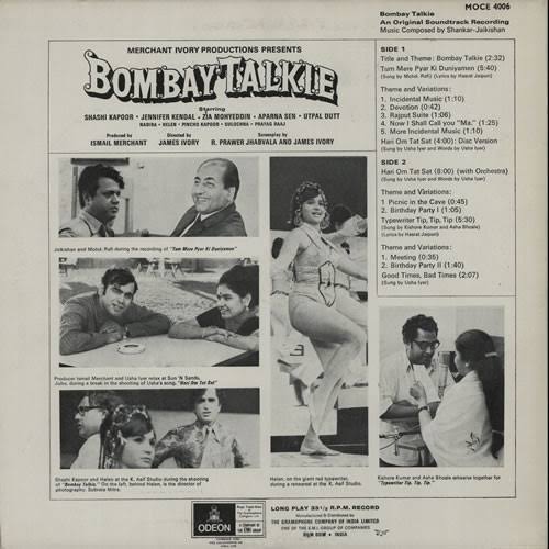  #BombayTalkie (1970) by Merchant - Ivory. Feat. Shashi Kapoor, Jennifer Kendal  @senaparna Zia Mohyeddin Utpal Dutt, Nadira, Pinchoo Kapoor, Jalal Agha, Iftekhar with Usha Uthup and Helen. Link: 