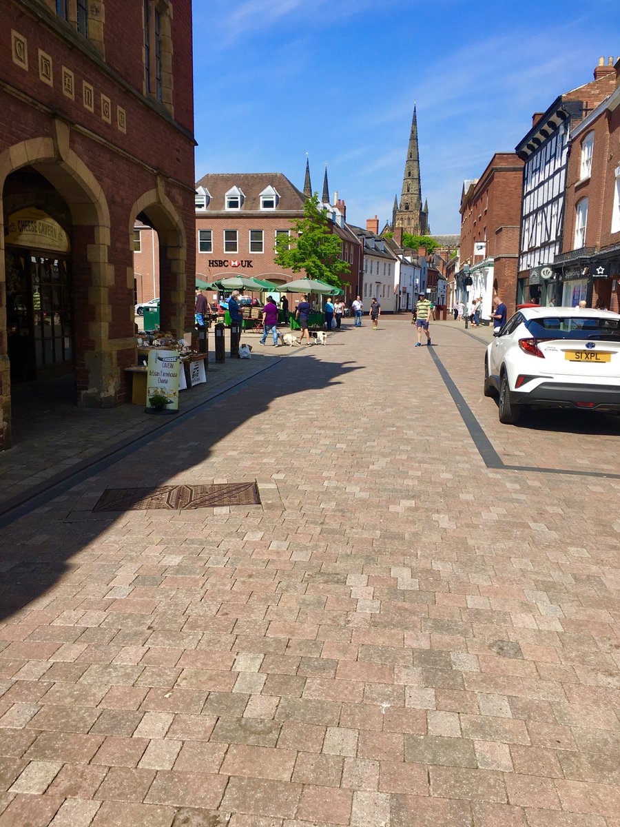 Mike_Fabricant's tweet image. Went out to get some milk, cream, and strawberries before the big freeze begins tomorrow. 
#Lichfield is looking like a village. Not too many people out and everyone social distancing and saying “hello”. 
#Lichfield: A City with the atmosphere of a village!