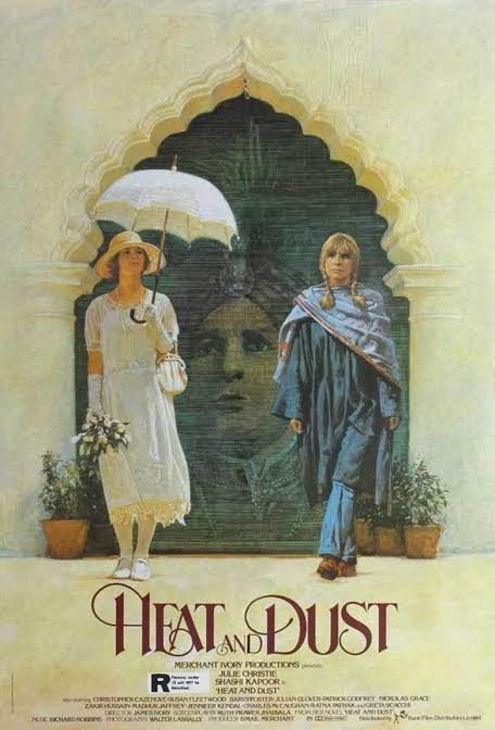  #HeatAndDust (1983) by Merchant - Ivory. Feat. Shashi Kapoor, Julie Christie, Greta Scacchi, Zakir Hussain, Jennifer Kendal  @madhurjaffrey Ratna Pathak Shah, and Jayant Kripalani. Link: 