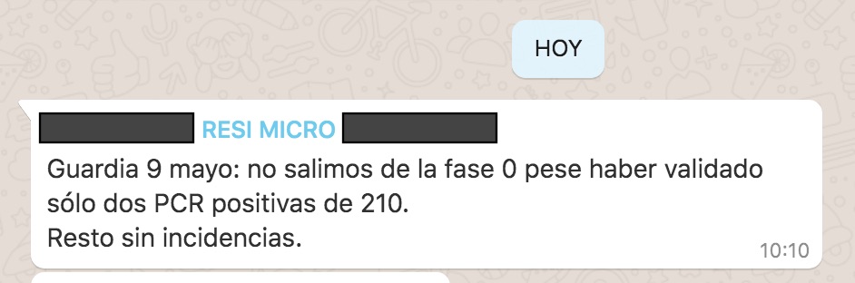 jcolo67's tweet photo. REFLEXIONES DE UN MICROBIÓLOGO:
Parte de la guardia de hoy: https://t.co/F7cbsovsse
