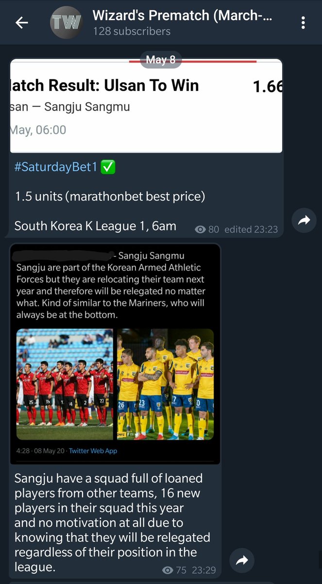 Wizard's Prematch Service tweet media