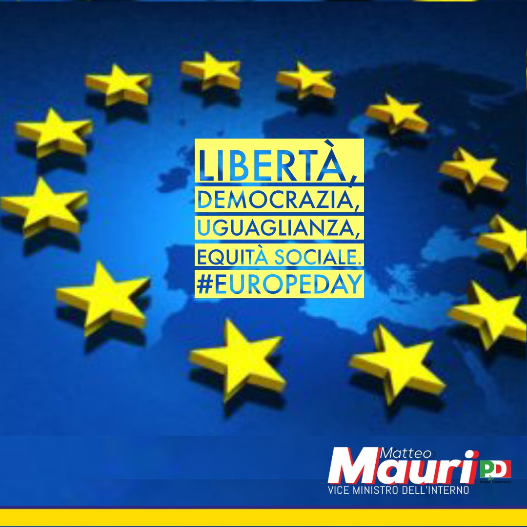 Libertà, democrazia, uguaglianza, equità sociale. Il rispetto per i diritti e la dignità delle persone. Il #9maggio 1950 Schuman con questi valori segna l’inizio del processo d’integrazione europea con l’obiettivo di una futura unione federale. Buona #FestadellEuropa #EuropeDay