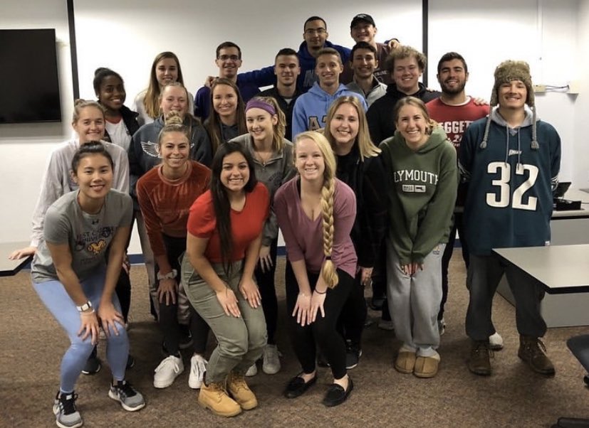 wcuatclub's tweet photo. Today we want to honor our last ever athletic training undergraduate class on what would have been their day to walk at graduation. They've been our lab models, tutors, mentors, and so much more. We've been thinking about you often &amp; know you'll do Golden things!! #GoldenRam4Life https://t.co/O1BkXBbWwd