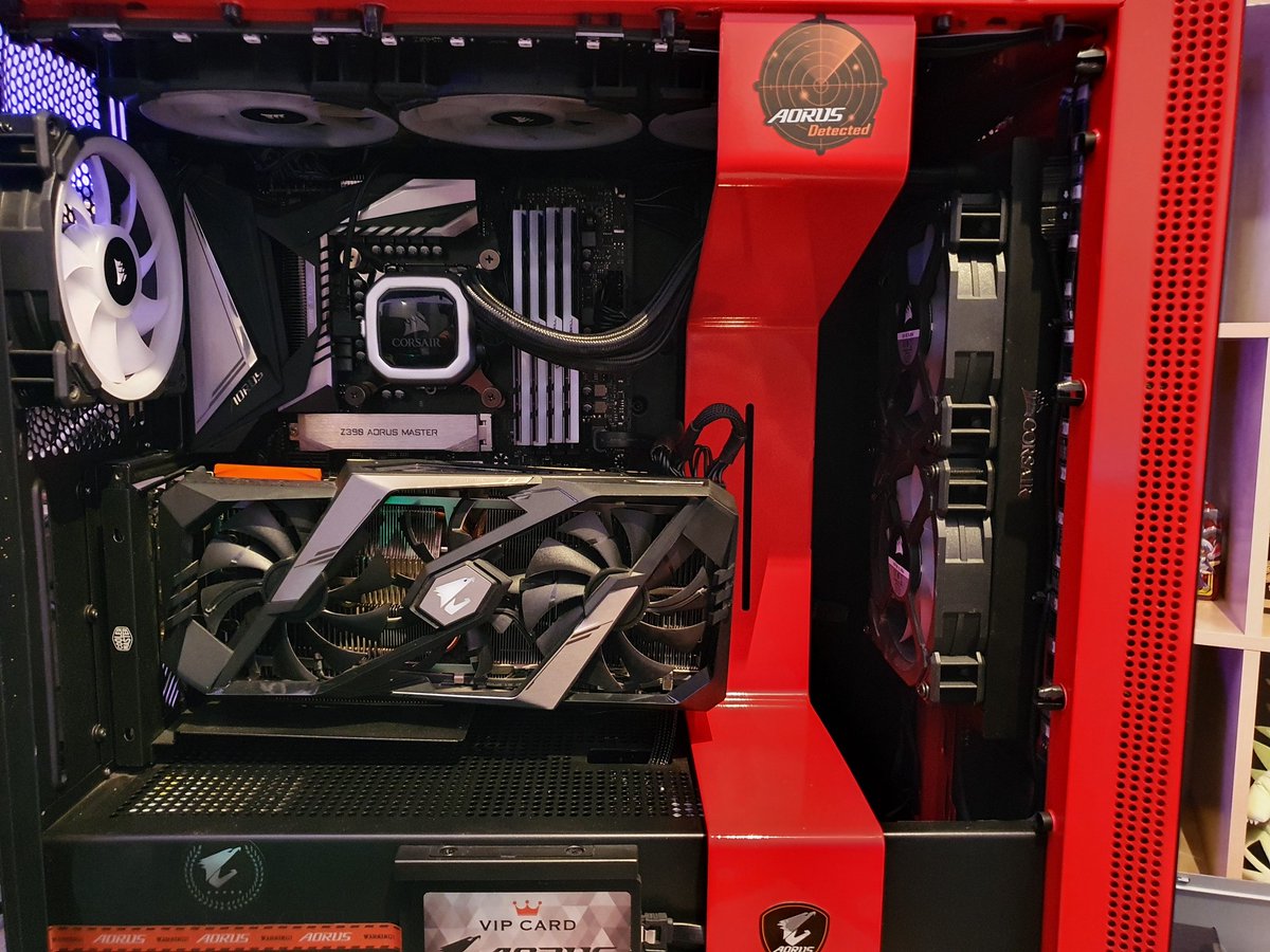 Al_Cap4You's tweet photo. Rate my PC
Case: NZXT H700i
CPU: I9900K
GPU: AORUS RTX 2080 TI
MB: AORUS Z390 MASTER
CORSAIR H100I PRO
250GB SAMSUNG 860 EVO
500GB AORUS RGB M.2 NVMe
4TB WD BLACK
2TB WD BLACK
CORSAIR HX750 80+ PLATINUM
@bitwitkyle https://t.co/NmOYrkF1KK