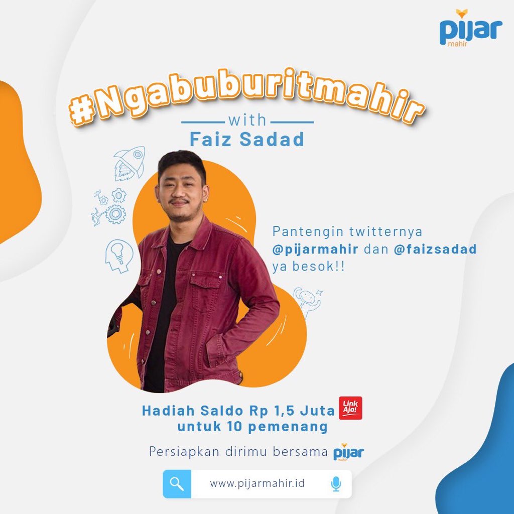 vivilutviana23's tweet photo. sambil stalker tweet gebetan kuy ikutan kuis pantun dari @pijarmahir. bikin pantun kece disini yuk dgn reply tweet @pijarmahir atau @faizsadad_  pakai #ngabuburitmahir dan #PijarMahir ya. hadiahnya berupa saldo Linkaja untuk hadiah total 1,5jt rupiah untuk 10 pemenang 😍 kuy cus https://t.co/YDzIReAjo2