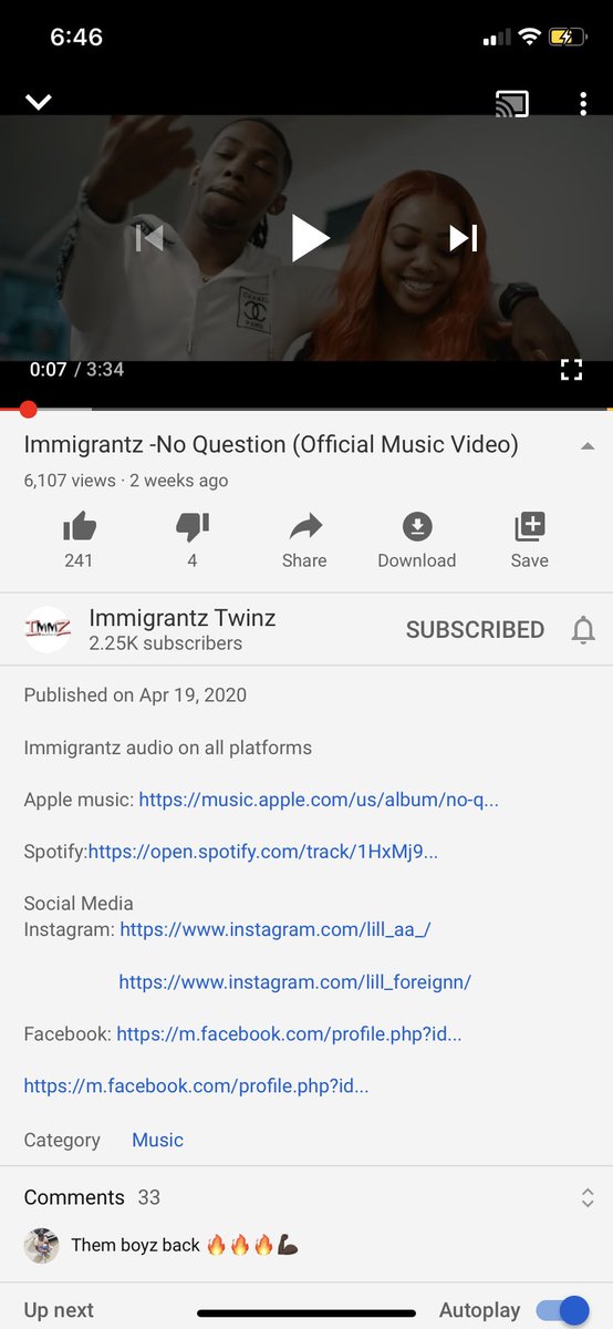 youtu.be/BCUJ_z1rlVI
New video alert. 🌊🌊🌊🌊
😫#immigrantz