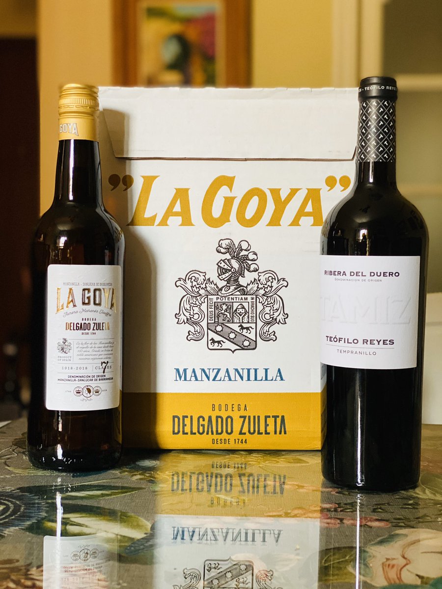Magnifica la visitará de hoy de mi amigo Antonio Miguel Picazo <a href="/vinossalud/">Vinossalud</a> , me ha dejado en casa “Tamiz” de Teofilo Reyes y manzanilla “La Goya” de bodega Delgado Zuleta. Te lo llevan a casa, calidad precio inmejorable y lo mejor el rato que he pasado con  él. Gracias amigo.