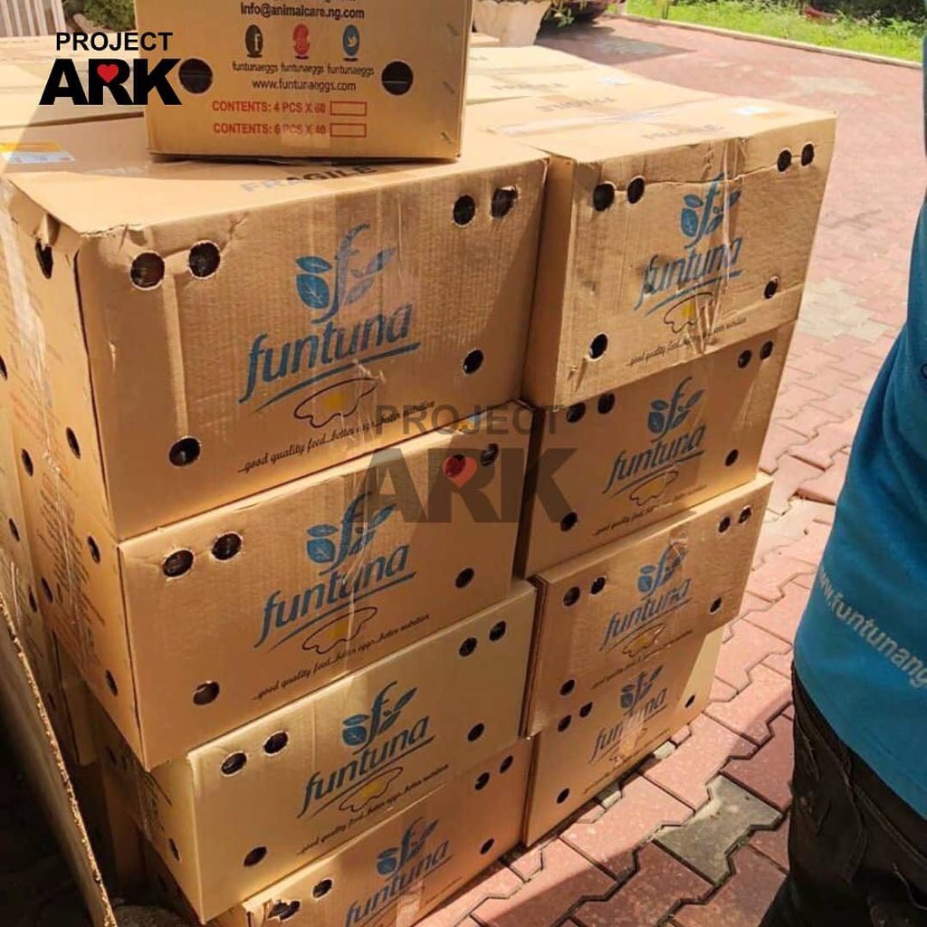 FuntunaEggs's tweet photo. #Repost
@theprojectarkng
Special delivery from @funtunaeggs πππ
.
.
Thank you for your kind donation.
#TheProjectArk #Collaboration #Generosity #Giving #Community #funtunaeggs #aneggaday https://t.co/rLiufnltBU