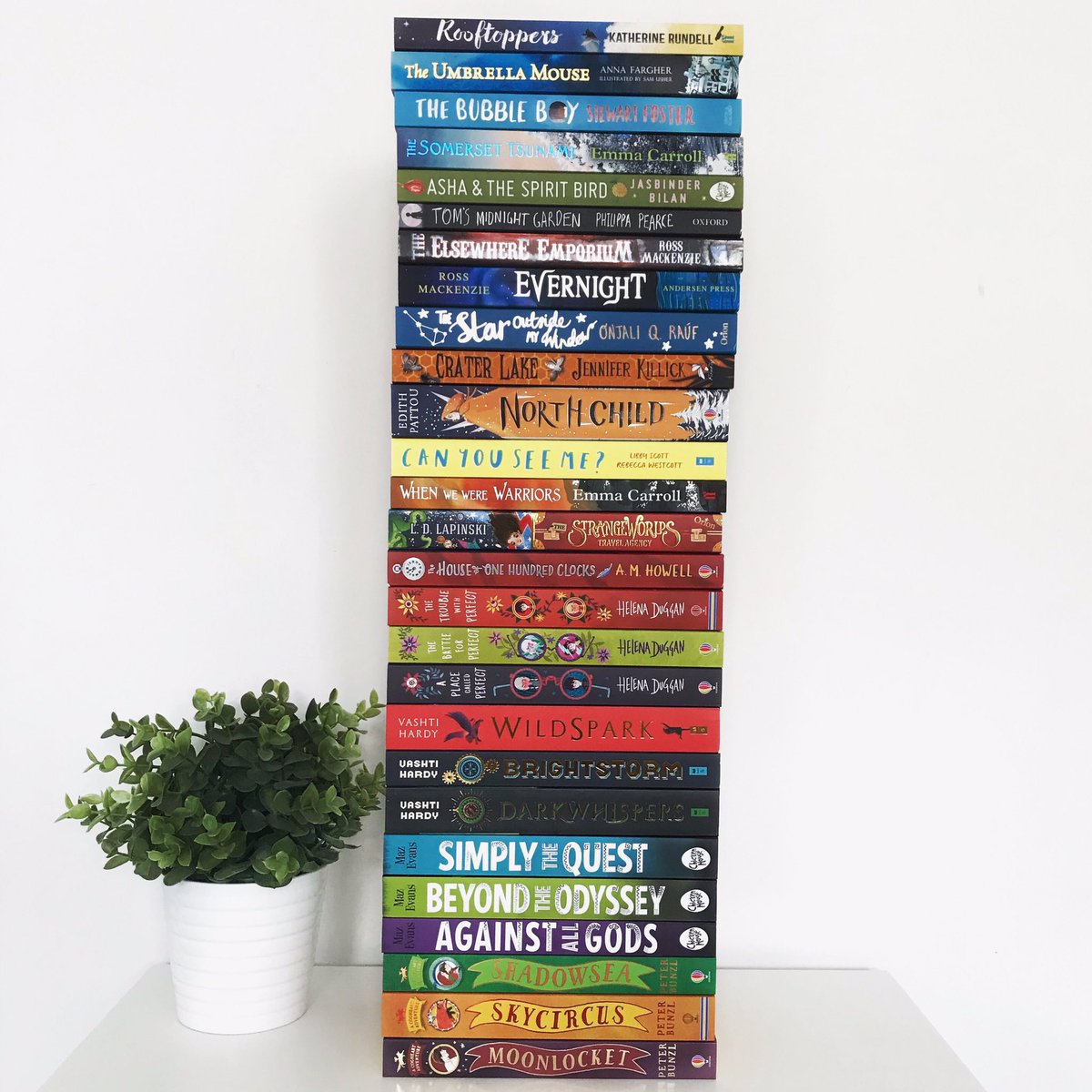 TeachpalMissA's tweet photo. Book delivery! Went a bit mad on @Waterstones 😅 What should I read first? Day 6 of #lockdownbookchallenge with @_tarasteaching and @IsobelPotter94 TBR pile #edutwitter #childrensbook #readingforpleasure #readingrocks #childrensbooks https://t.co/pB7o8BibRZ