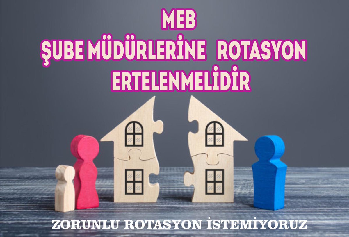 #MebŞubeMüdürüRotasyonuErtelenmelidir
 <a href="/MemurSenKonf/">Memur-Sen</a> ve <a href="/EgitimBirSen/">Eğitim-Bir-Sen</a>
birçok mağduriyete sebep olacak Rotasyon konusunda sessiz kalmamalı, makul,kabul edilebilir çözüm sunmalıdır.
<a href="/_aliyalcin_/">Ali YALÇIN</a>  @latif_selvi
<a href="/RamazanCakirci/">Ramazan Çakırcı</a> <a href="/hasanyyayla/">Hasan Yalçın Yayla</a> 
<a href="/AtillaOLCUM/">Atilla OLÇUM</a> <a href="/sukru_kolukisa/">Şükrü Kolukısa</a> <a href="/mithatsevin/">Mithat Sevin</a>