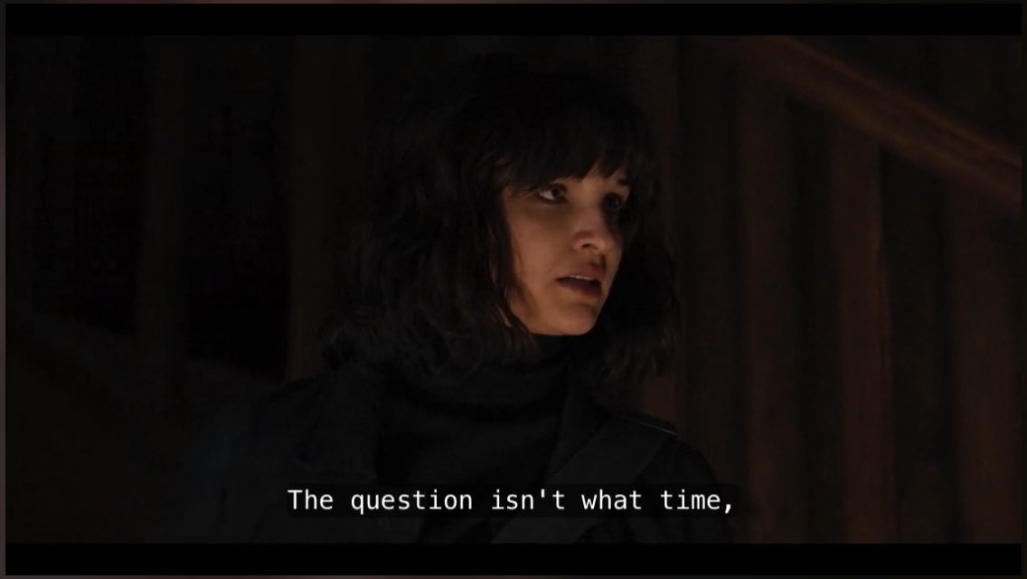 lisa vicari with bangs is top tier. season 3 with the alternate universes and multiverses in german let’s go  #darknetflix  @darknetflixde