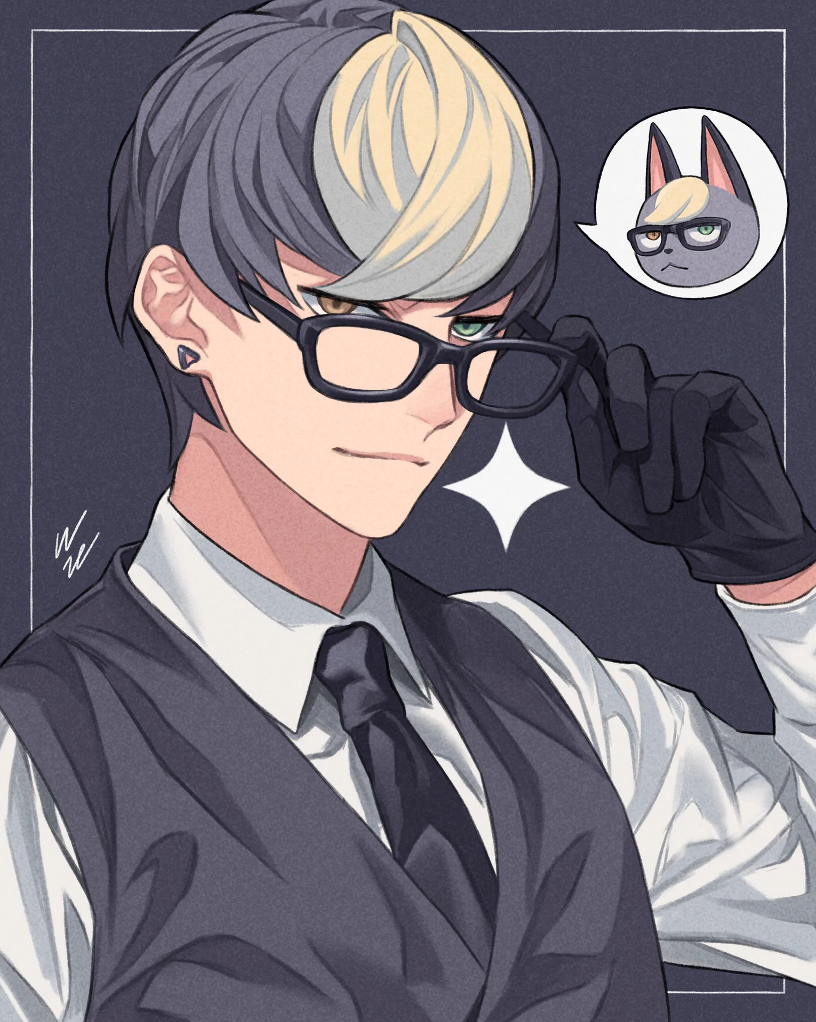 あつ森のキャラクターを擬人化したイラストがイケメンすぎる