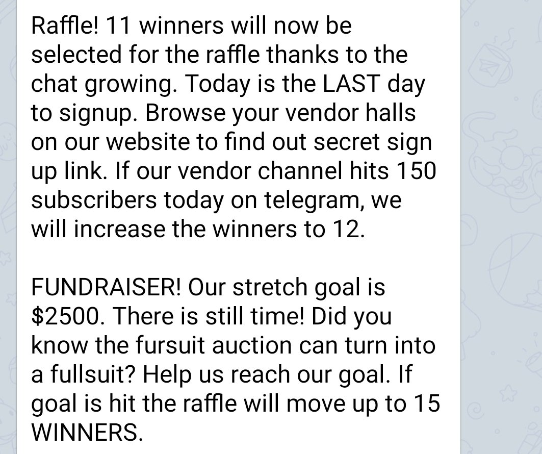furcificnw's tweet photo. 🎉FINAL COUNTDOWN ANNOUNCEMENTS🎉

Please read below for more information 

🌟 https://t.co/jnzYYRps8g 
🌟 https://t.co/Ge1s8fI6eB
🌟 https://t.co/SblGNgf5pW
🌟 https://t.co/09Op86T4Xj https://t.co/hY8Vh50PjY