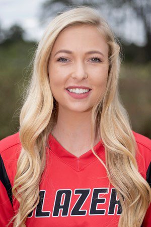 VState_Softball's tweet photo. Congratulations to @logan_hill_09 @averylamb12 @fallynvj98 @hbgarrett5 on graduating today. Always a Blazer.  I’m proud to say y’all are student athletes playing softball here at VSU. #youknowiamcrying #pow3 #blessed https://t.co/NShdV8TROP
