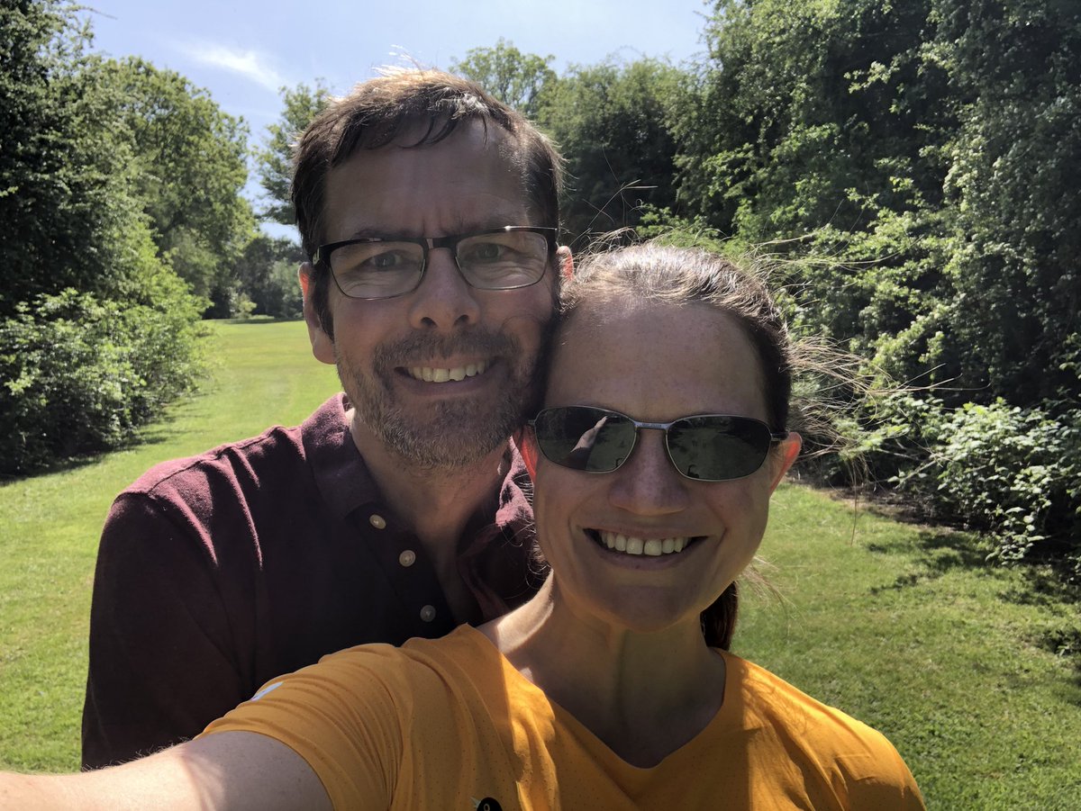 KatGoulder's tweet photo. 😍 my #run4ms @parkrunUK apricot t-shirt too much to wait for a parkrun to wear it! An anniversary gift from my husband to cheer up #NotParkRun day🥰. 12.5km walk - furthest since blowing my knee ⛷. 💕 the FB group of parkrunners with #MultipleSclerosis for the idea. #rehab https://t.co/X19bpjzajy
