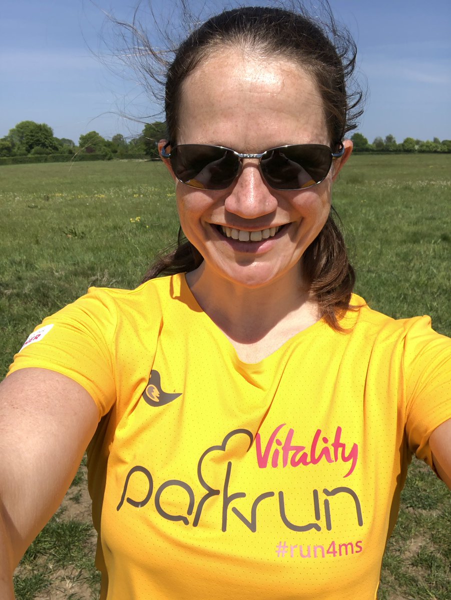 KatGoulder's tweet photo. 😍 my #run4ms @parkrunUK apricot t-shirt too much to wait for a parkrun to wear it! An anniversary gift from my husband to cheer up #NotParkRun day🥰. 12.5km walk - furthest since blowing my knee ⛷. 💕 the FB group of parkrunners with #MultipleSclerosis for the idea. #rehab https://t.co/X19bpjzajy