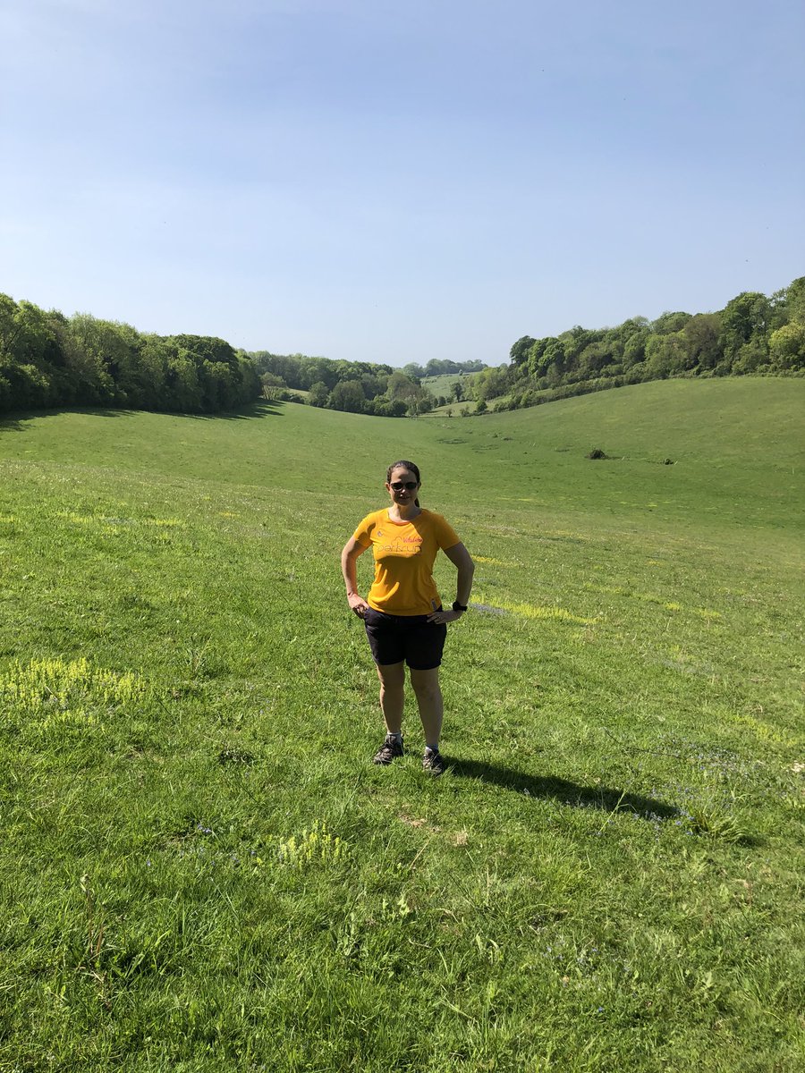 KatGoulder's tweet photo. 😍 my #run4ms @parkrunUK apricot t-shirt too much to wait for a parkrun to wear it! An anniversary gift from my husband to cheer up #NotParkRun day🥰. 12.5km walk - furthest since blowing my knee ⛷. 💕 the FB group of parkrunners with #MultipleSclerosis for the idea. #rehab https://t.co/X19bpjzajy
