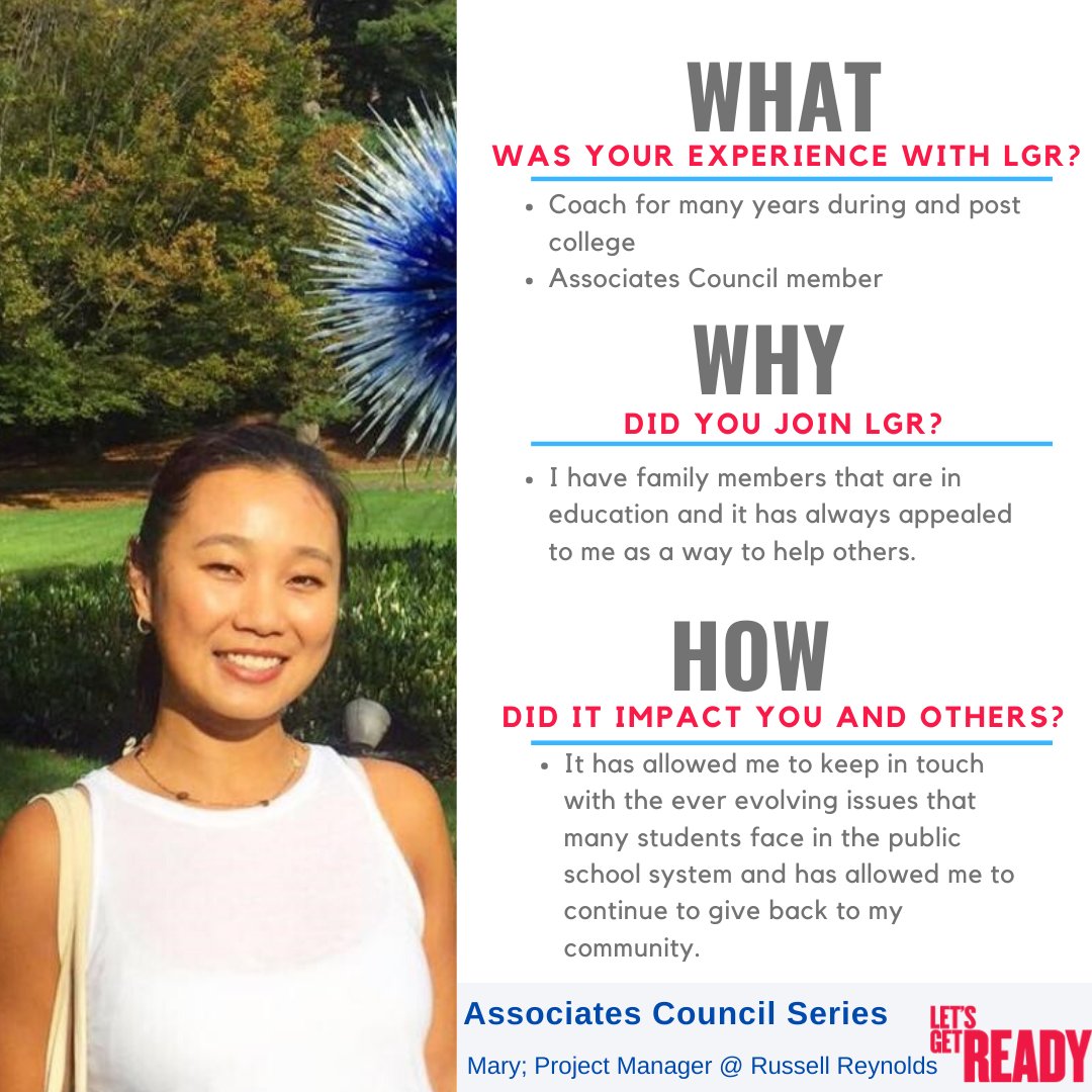 LGRforCollege's tweet photo. Former College Access Coach Mary shares how she got involved in Let’s Get Ready and why it remains an important part of her life to this day. To support the #LetsGetReadyVirtualGala (May 4-17th) make a donation today at https://t.co/zEHvFYz7nI! #EquityinEducation https://t.co/PjYsjm93Yt