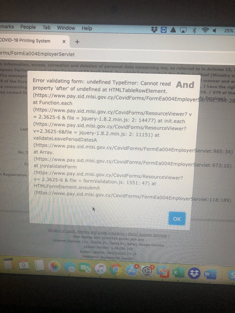 Cyprusbecky's tweet photo. @ZetaEmilianidou @MinLabourCY EEA4 form doesn’t work https://t.co/xlMAnnqyjV
