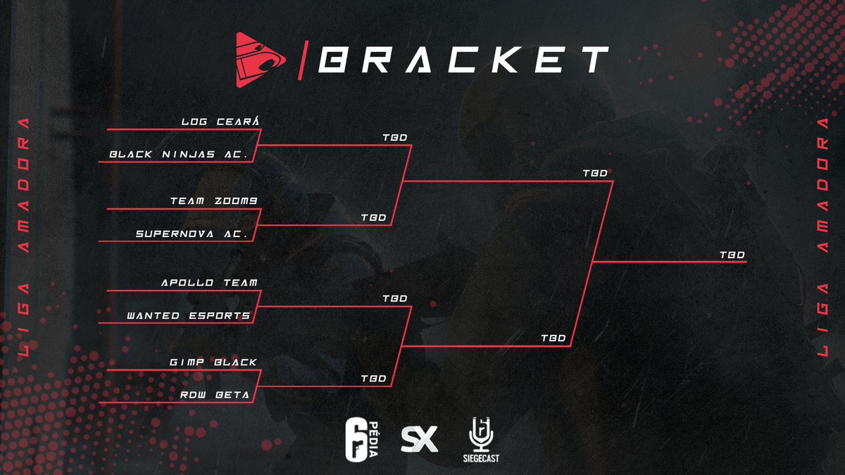 straxelgg's tweet photo. RESTAM APENAS 8 EQUIPES!!!

A #LigaAmadoraR6 está chegando ao seu final, e apenas 8 equipes ainda lutam pelo título. Quem você acha que chega nas Semifinais?! https://t.co/bzMj0ftf98
