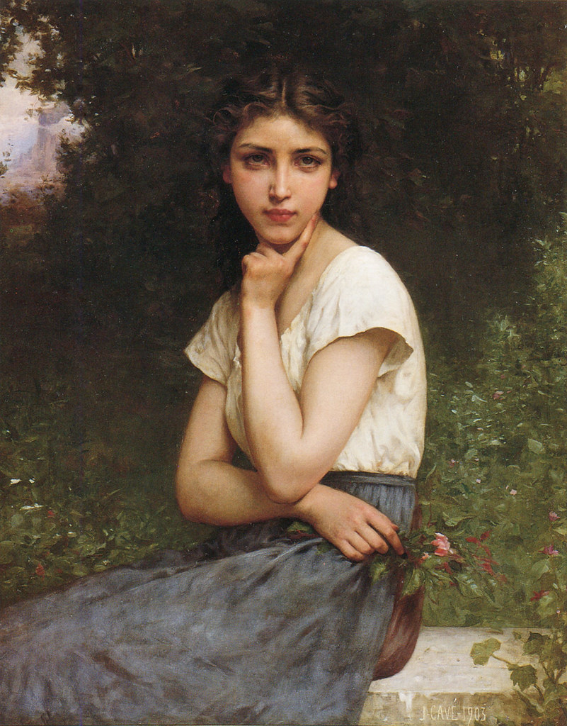 Amelia10412's tweet image. 🎨Jules Cyrille Cavé | 'Day Dreams' (1903)