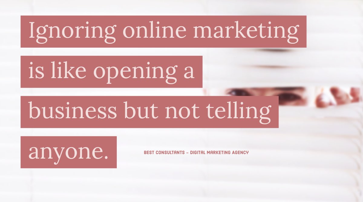 paulanassiif's tweet photo. Ignoring online marketing is like opening a business but not telling anyone.
—
#socialmediamarketing #DigitalMarketing #marketing #business https://t.co/IAQe0ywshY
