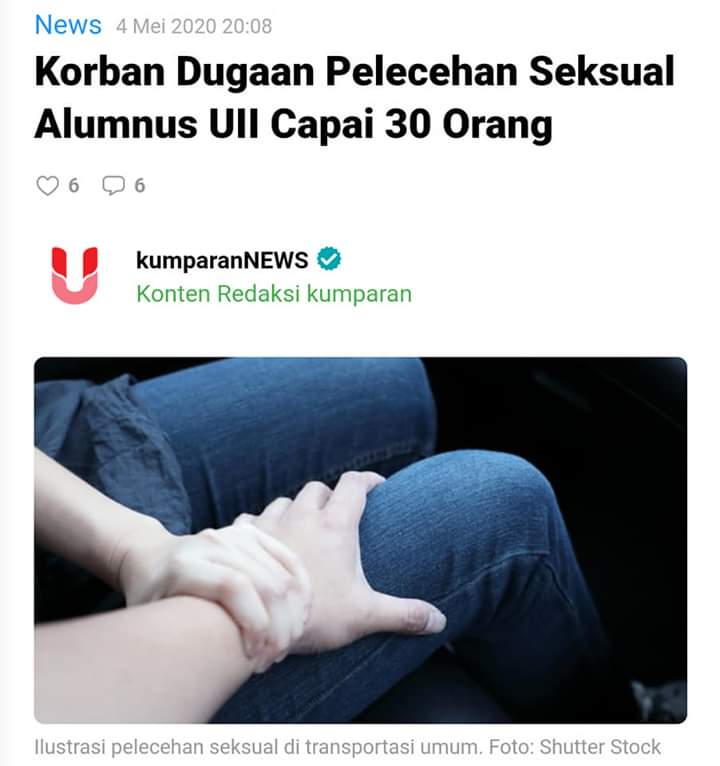 andyfaskanio_'s tweet photo. Yg lagi dan viral di facebook dan Grup Wa... 
Pelecehan seksual oleh alumnus UII Jogjakarta... 

#Instagram #facebooknews #Twitter #viralindo #lagiviral #Yogyakarta https://t.co/s5N4d6bXay