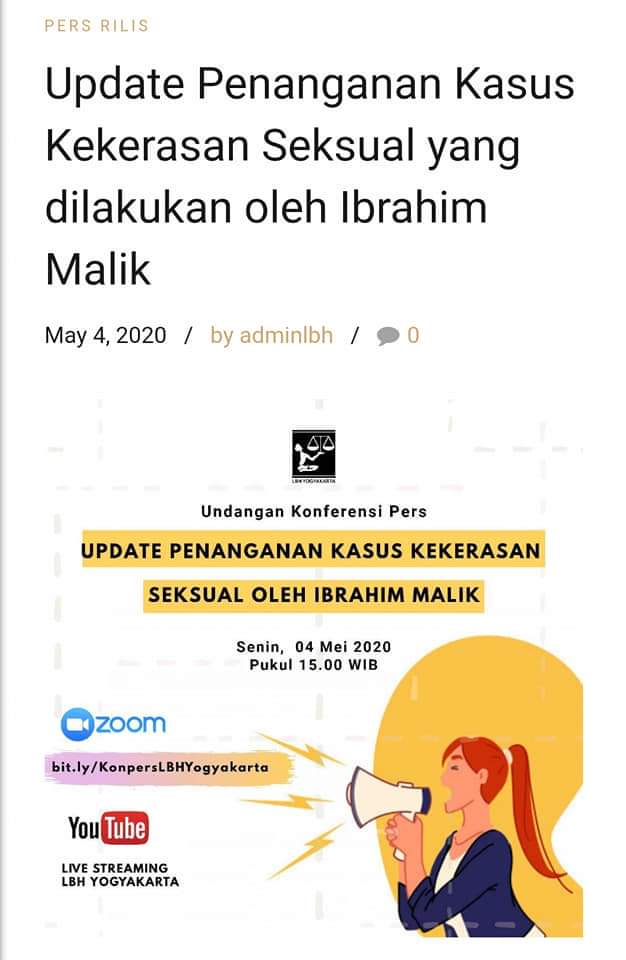 andyfaskanio_'s tweet photo. Yg lagi dan viral di facebook dan Grup Wa... 
Pelecehan seksual oleh alumnus UII Jogjakarta... 

#Instagram #facebooknews #Twitter #viralindo #lagiviral #Yogyakarta https://t.co/s5N4d6bXay