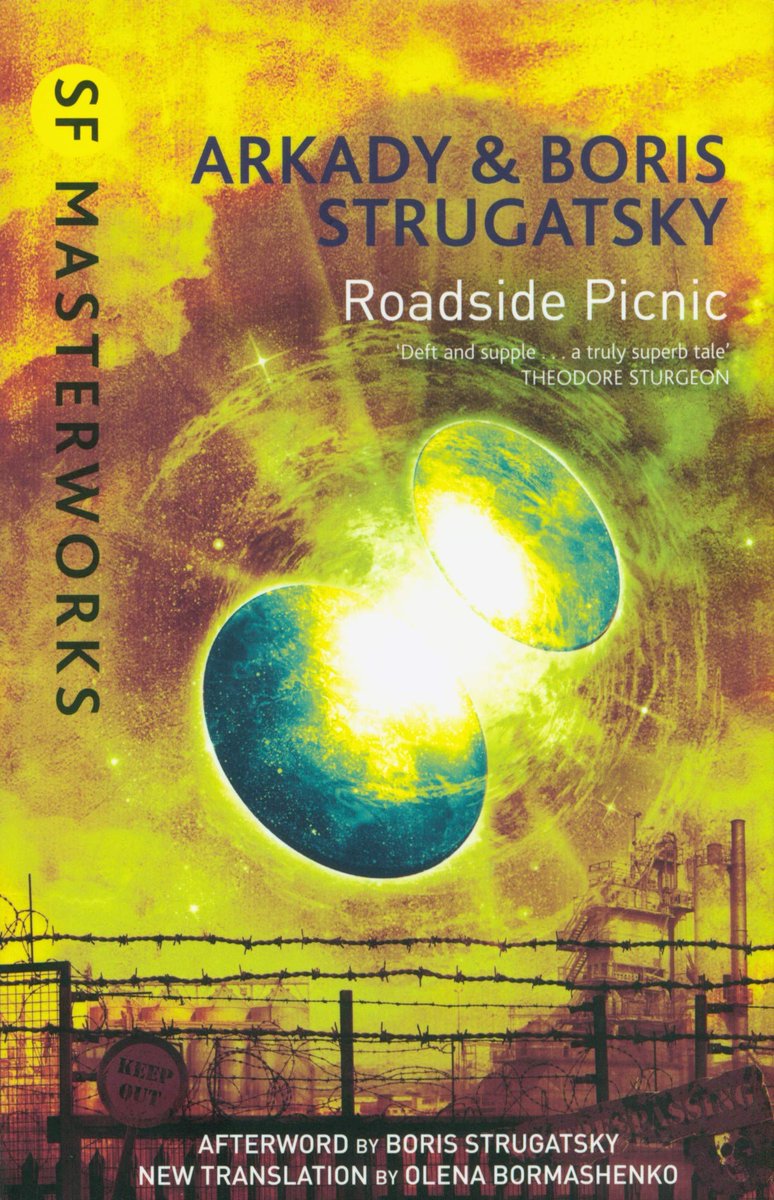 Roadside Picnic, Arkady and Boris Strugatsky a paragon of the zone genre.Our zoney pinterest, based on the ref collection of  @AlexJayBrady :- https://www.pinterest.co.uk/animemotorcycleclub/the-zone/