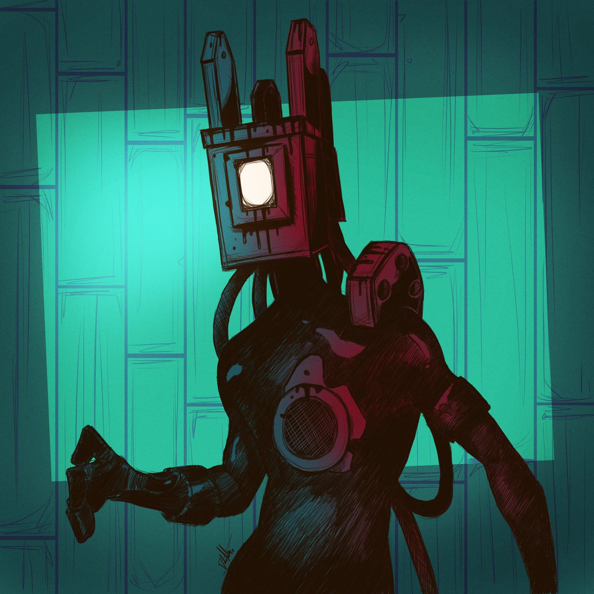 Doberart's tweet photo. “It’s just the nature of us projectionists to seek out the dark places.” #BENDY #BATIM #Bendy_and_the_ink_machine https://t.co/zFy9mM19Ye