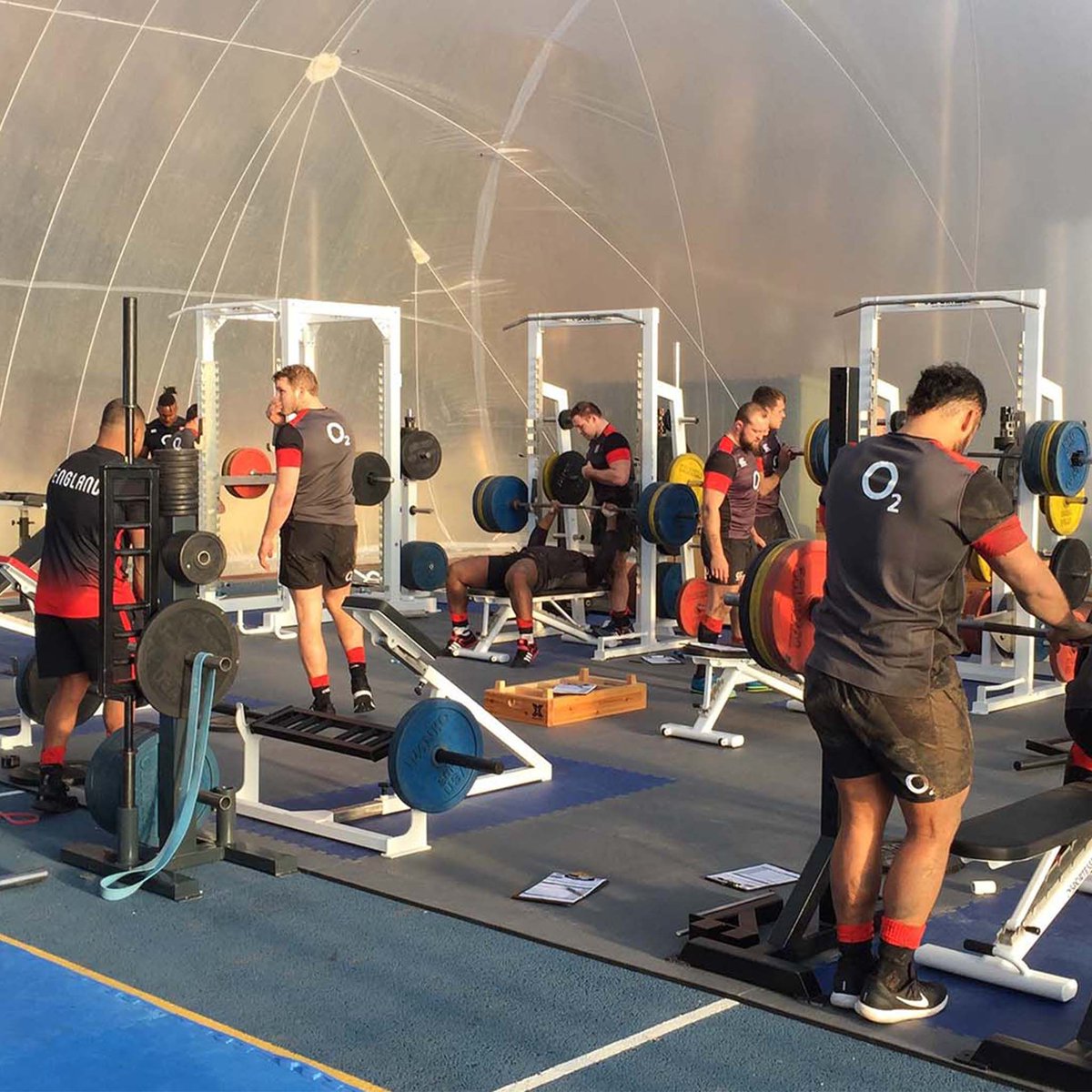 Although we know that bad weather would never stop the incredibly talented <a href="/EnglandRugby/">England Rugby</a> training, we are sure that being able to use an inside gym is probably appreciated when the typical English weather kicks in!

For more information please visit covair.co.uk