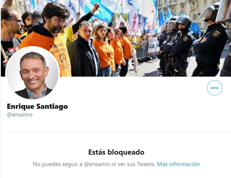 ACOM_es's tweet photo. Enrique Santiago, el comunista antisemita nombrado vicepresidente de la Comisión para la Reconstrucción nos ha bloqueado. No le gusta que le recuerden que lo que el llama activismo es apoyo al terrorismo.
Aqui defiende a Khalida Jarrar, miembro del grupo terrorista FPLP https://t.co/ASjI19FDoI