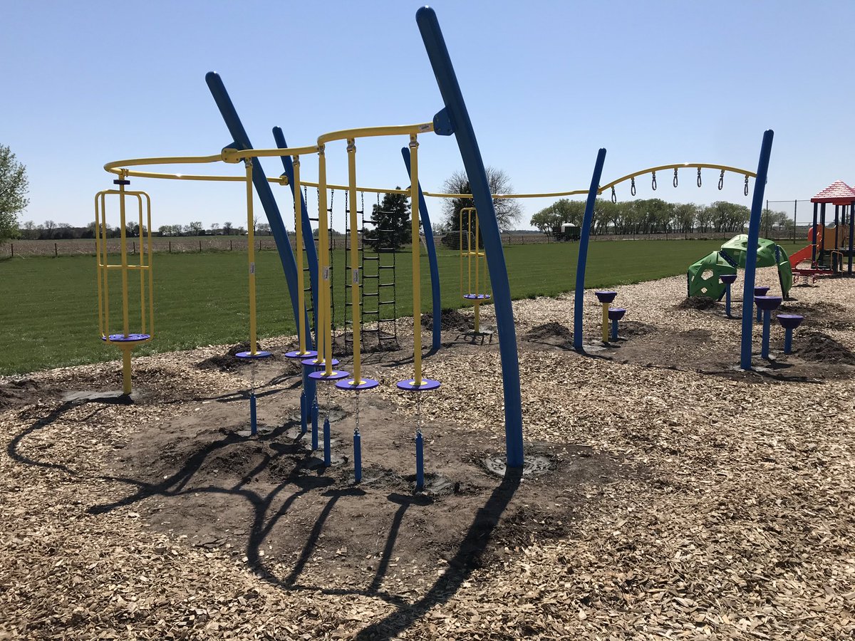NW1Rschool's tweet photo. Hoooray!! The playground is complete! Thank you 1R families &amp; PTO for making this happen. A special thank you to Stacy Scholz &amp; family, Garth Edwardson, Sunbelt, Ryan O’Grady, Quinton Hite, Trevor Retzlaff and Steve Arrants for all your work and support!! @NW1Rschool https://t.co/Iia8WZDL5i