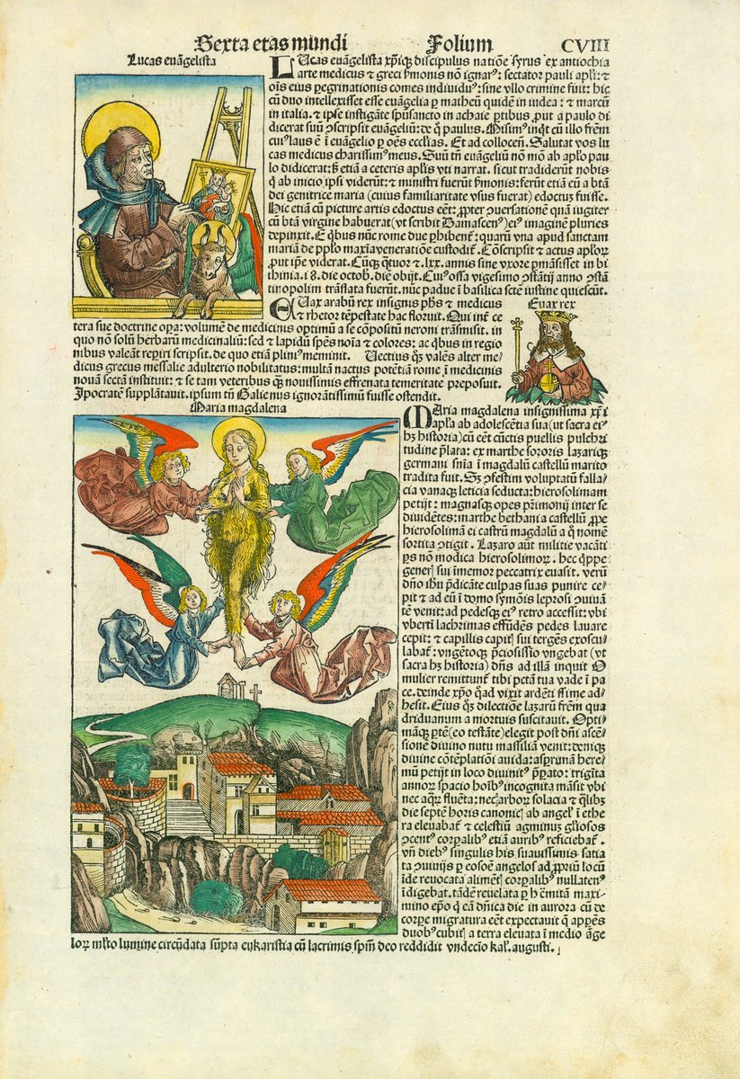 philographikon2's tweet photo. The #Schedelsche Weltchronik is such an amazing piece of work, especially if one keeps in mind, that it was printed in 1493 one year after the discovery of America! It shows most beautiful city views and biblical topics. https://t.co/YIVII2MJXj https://t.co/gfTfbBDgvv