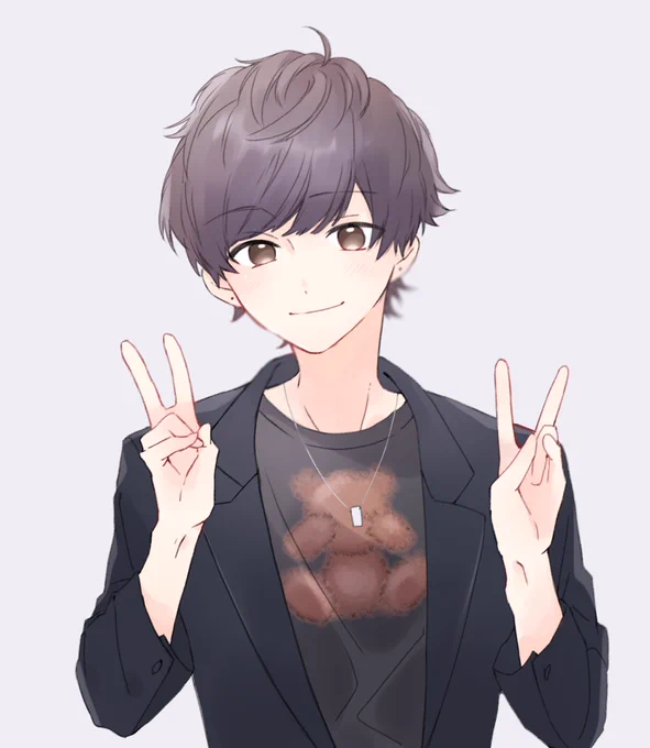 ダブルピースが可愛すぎました?✨

#すとぷりギャラリー
#ころんくん 