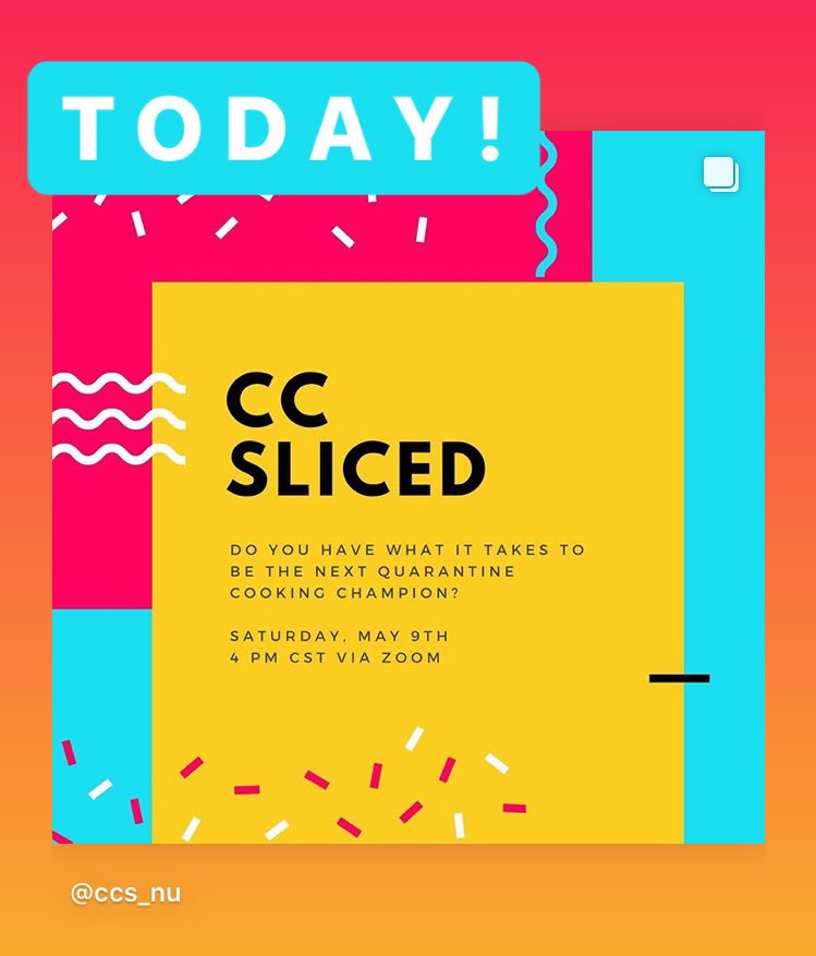 ccs_nu's tweet photo. 🚨 Today is the day! Join us for CCSliced at 4 PM CST! 🚨 https://t.co/nHQ8GLGWsl