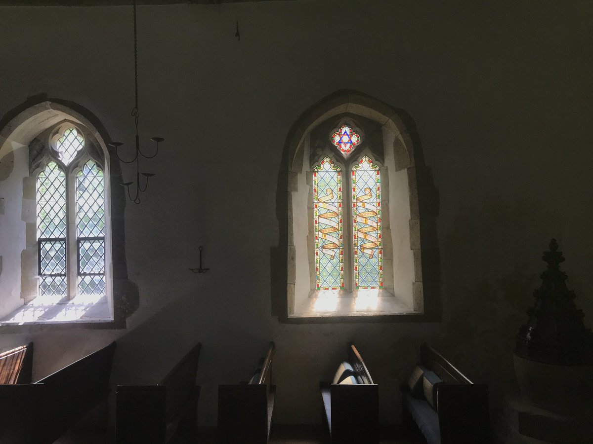 EngChurchPics's tweet photo. St. Mary, #Chithurst, West #Sussex. Built, it is said, on a pagan burial mound overlooking the River Rother, some time before 1086 when it was mentioned in Domesday. The church was granted an exemption from taxes by Pope Nicholas in 1291 because of its extreme poverty. https://t.co/QBXlou6yxD