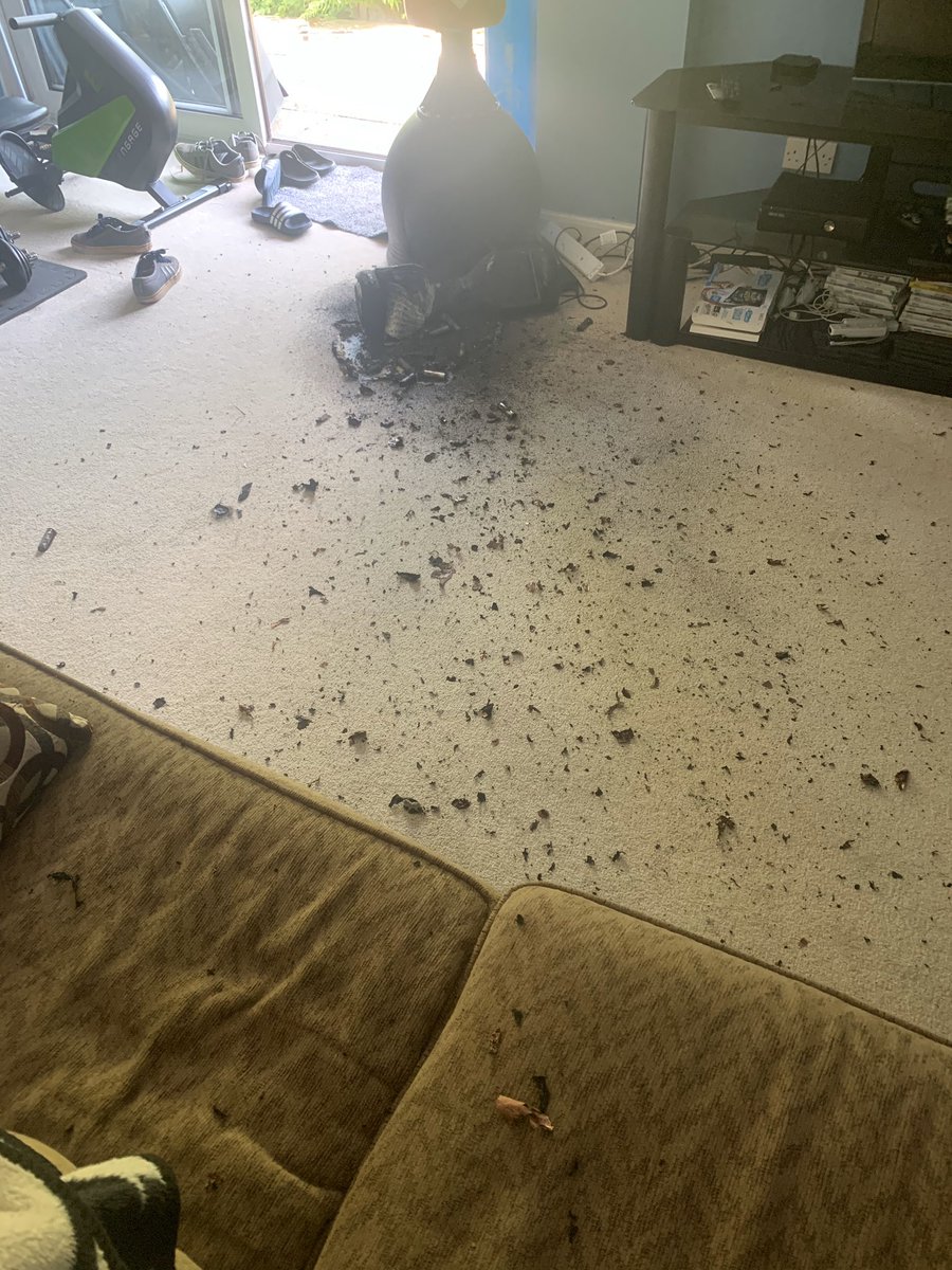 SamGreena24's tweet photo. Spent 200 pound on a Segway off of @amazon for it to catch fire and burn the house. @AmazonHelp @AmazonUK https://t.co/euwRIth11a