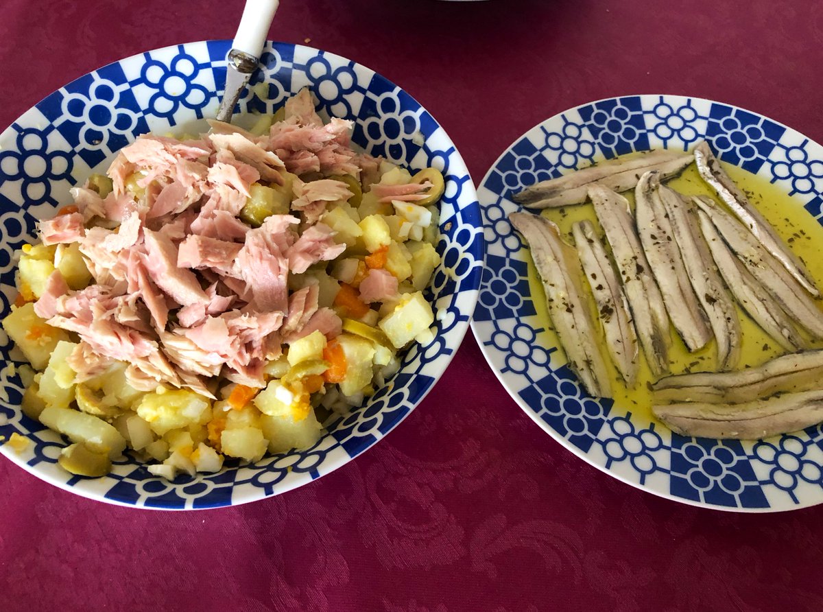 I_Zabala's tweet photo. Nuestra ensaladilla sin mayonesa @ElComidista  #ensaladillaconfinada @I_Zudaire https://t.co/VThgIYMKoD